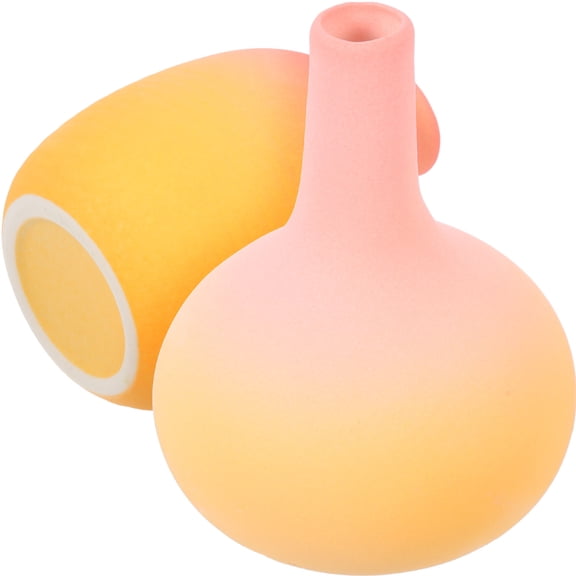 DECORNIJIA Ceramic Vase for Anniversary Water Holding 2Pcs 11X8X8in