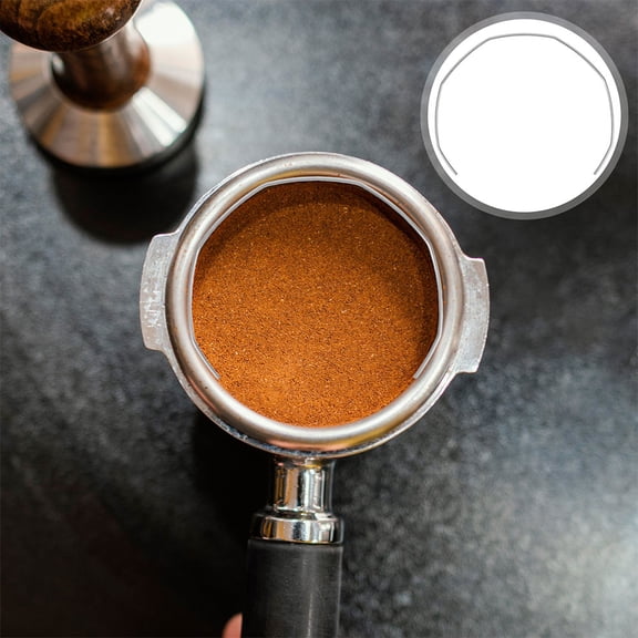 WHAMVOX  2 Pcs Coffee Machine Handle Locking Clip Accessories Silver