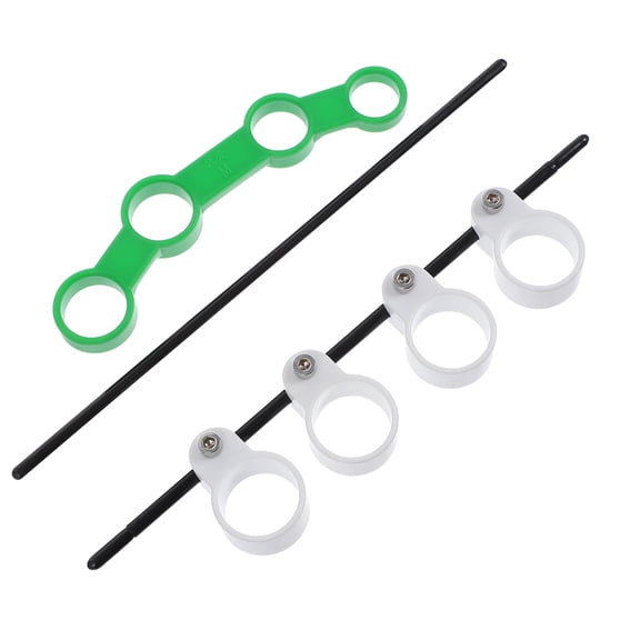 ROMANSENTIAL 2Pcs Assorted Color Finger Expansion Tool for Musical Instrument Beginners Guitar Training