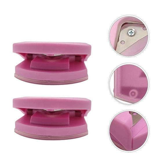 WHAMVOX 2 Pcs DIY Making Punch Corner Paper Cutter Rounder Easy-to-use