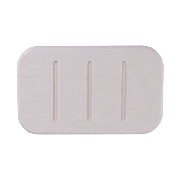 SKISUNO Diatomite Soap Pad White Anti-Slip for Bathroom Fast Drying 2Pcs