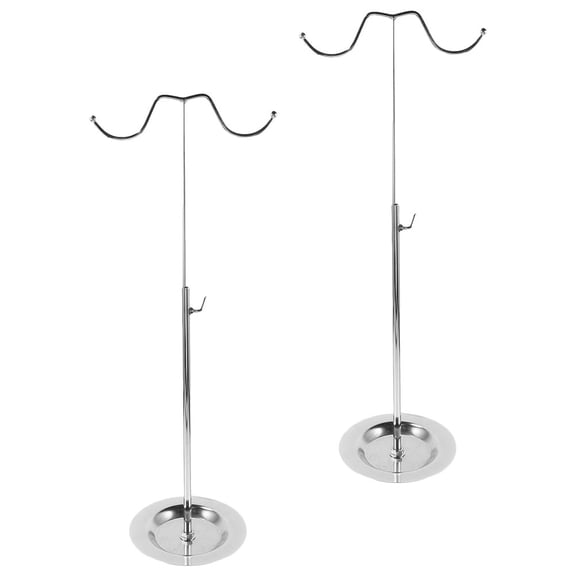 WHAMVOX 2 Pcs Display Shelves Coat Hanger Desktop Purse Adjustable Rack Miss