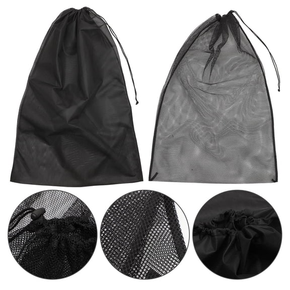 Luxshiny Drawstring Laundry Bags Mesh for Home and Travel 2Pcs
