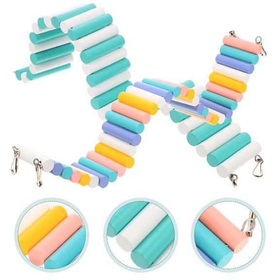 WHAMVOX 2 Pcs Exercise Climbing Hamster Swing Toy Exploration