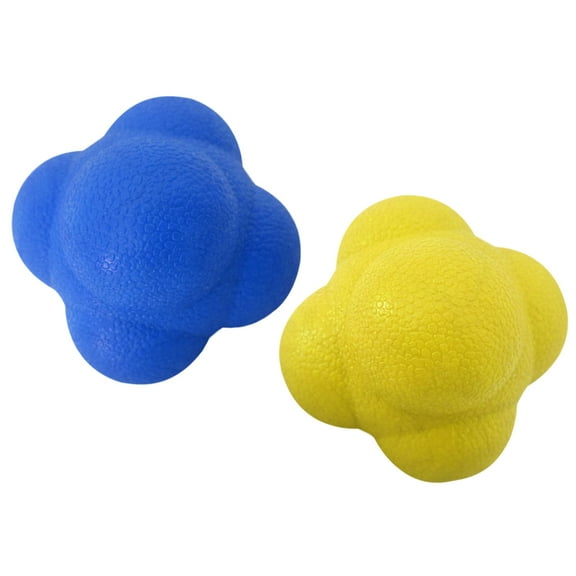 WHAMVOX 2 Pcs Exercise Hexagonal Reaction Ball Athletic Training Rehabilitation Tool