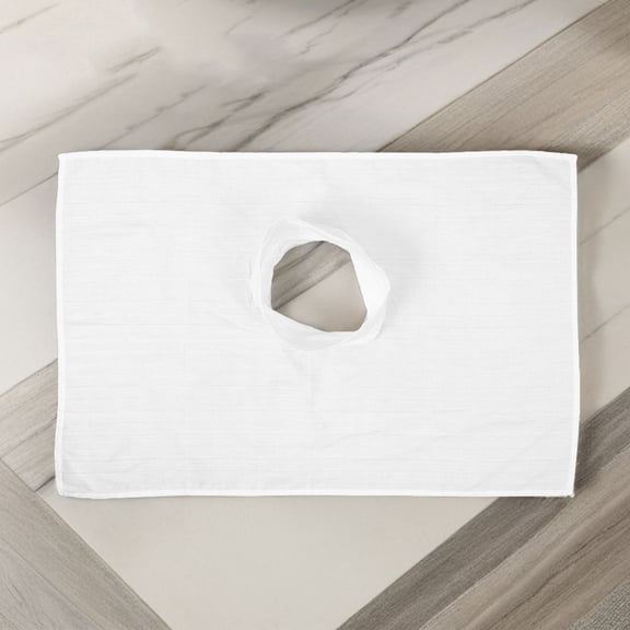 WHAMVOX 2 Pcs Facial Hole Cover for Massage Bed Table Face Rest White