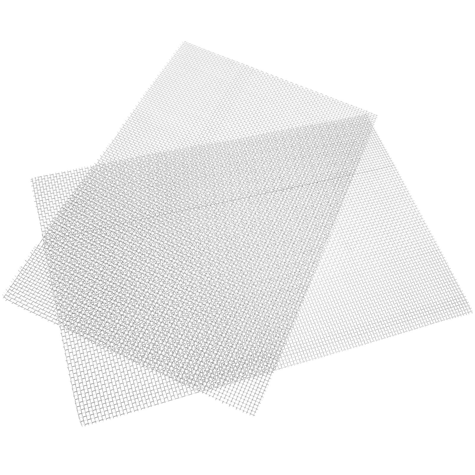 WHAMVOX 2 Pcs Filter Screen Chicken Wire Woven Mesh Strainer Silver ...