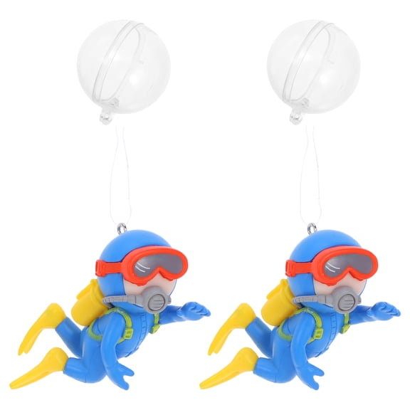 WHAMVOX  2 Pcs Fish Tank Diver Stylish Aquarium Decorations DIY