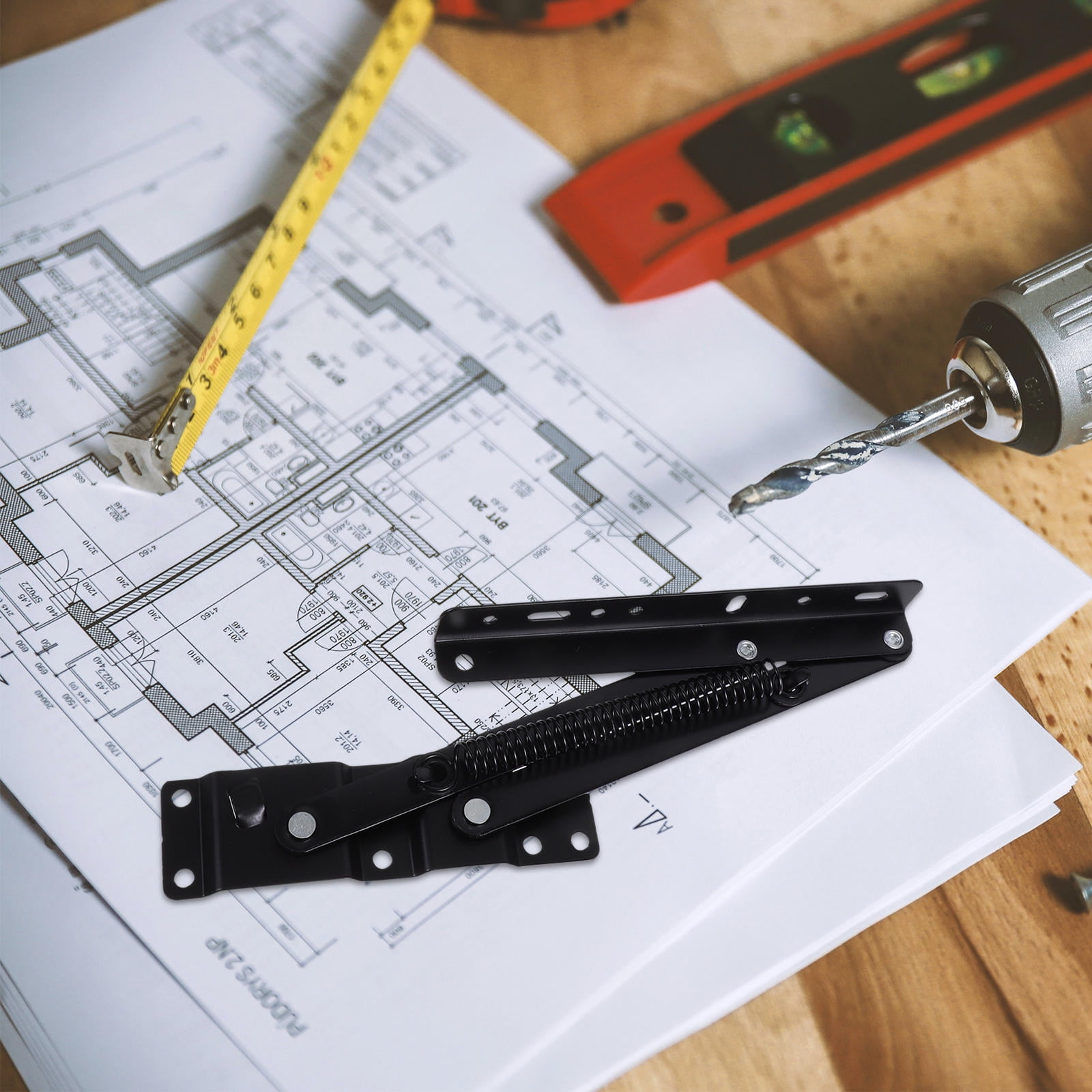 WHAMVOX 2 Pcs Folding Lift Up Top Coffee Table Lifting Frame Desk ...