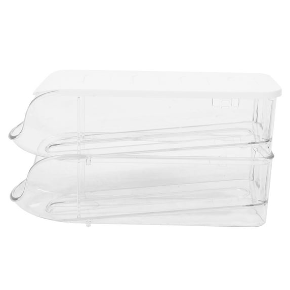 WHAMVOX 2 Pcs Fridge Organizer Fresh Egg Holder Countertop Drawer Carton