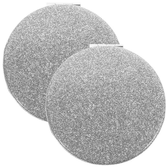 WHAMVOX 2 Pcs Glitter Vanity Mirror Jewelry Store Living Room Travel