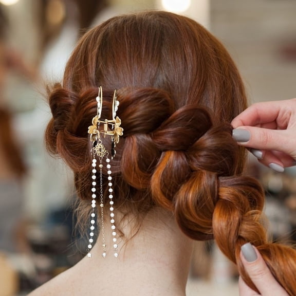 WHAMVOX 2 Pcs Hair Womens Shark Clip Fashion Accessory Secure Grip Miss Women's