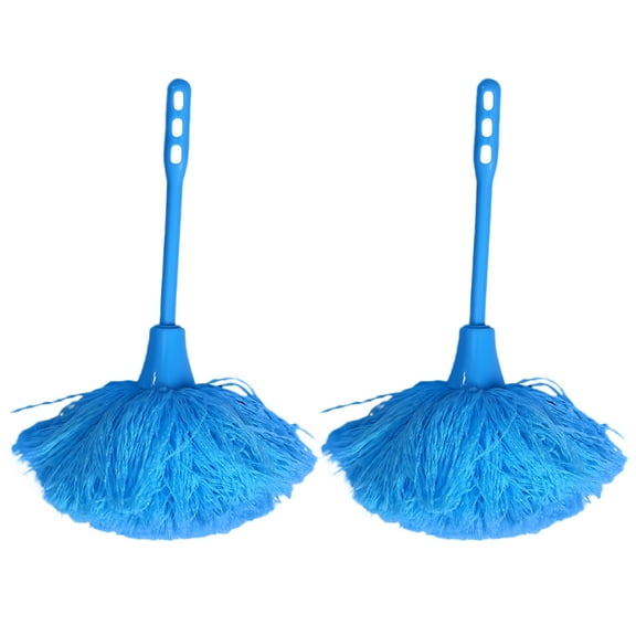 SEWCHICS Counter Duster Blue Fiber 2Pcs 11.4x3.1in Home Cleaning