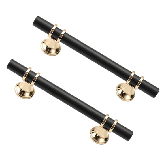 DECORNIJIA Bathroom Cupboard Handles Zinc Alloy 2Pcs 9.6x1.4in