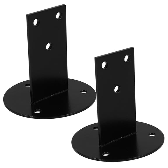 WHAMVOX 2 Pcs Handrail Brackets for Indoor Stairs Steel Armrest