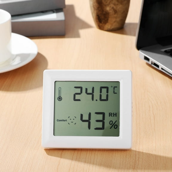 WHAMVOX  2 Pcs Humidity Measuring Gauge Indoor Hygrometer Office Thermometer Room