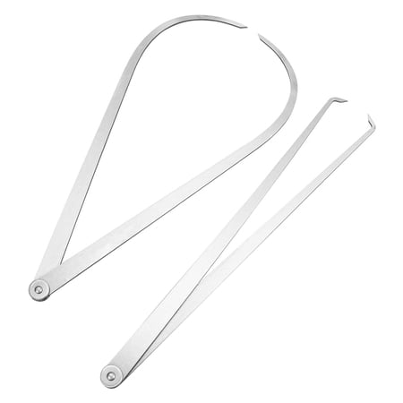 WHAMVOX 2 Pcs Inner and Outer Caliper Set outside Distance Measuring