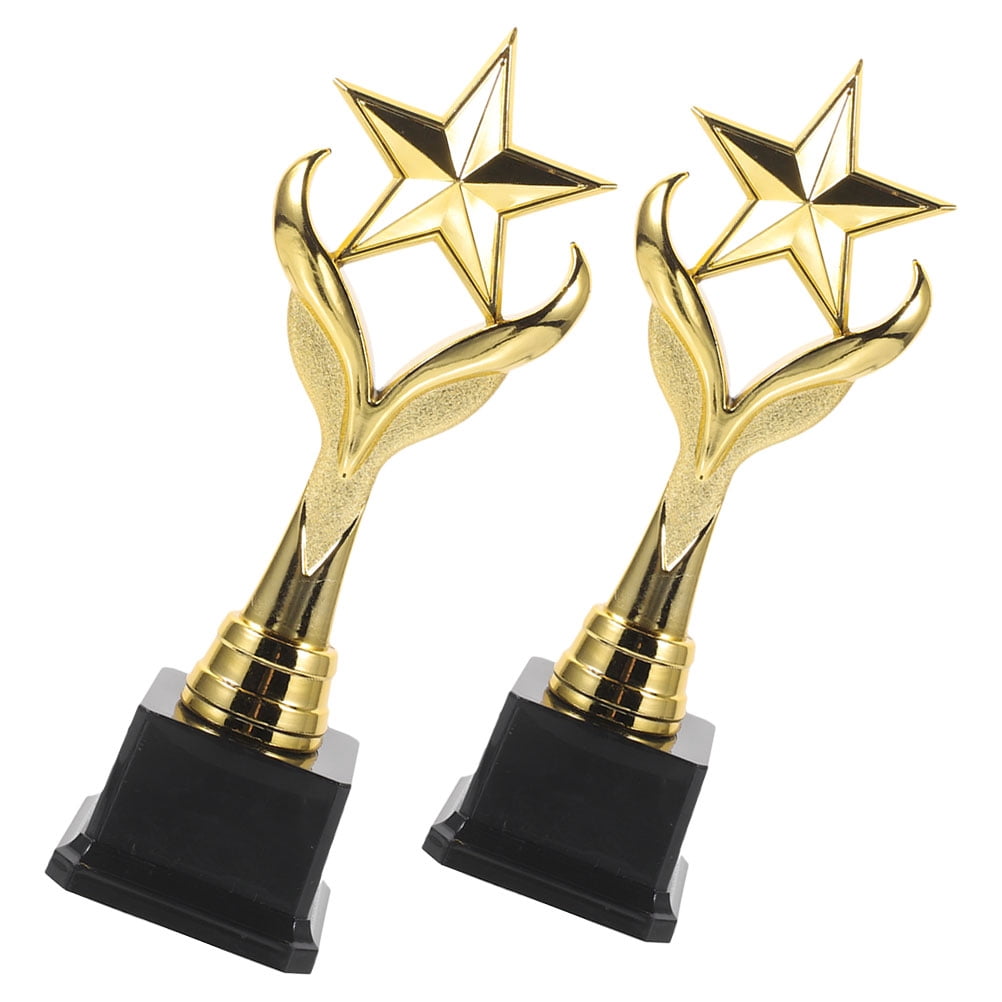 WHAMVOX  2 Pcs Kids Prizes for Rewards Party Birthday Awards Child Golden