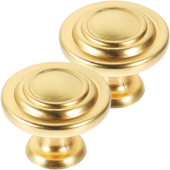 WHAMVOX 2-Pack Bronze Kitchen Cabinet Handles, Drawer Pulls and Door Knobs, and Stylish Hardware