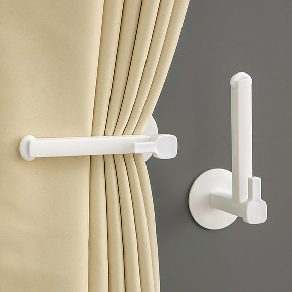 WHAMVOX 2 Pcs Large Adhesive Hooks 22.00X9.00X6.50CM White