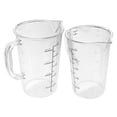 thumbnail image 1 of WHAMVOX 2 Pcs Large Measuring Cup Set Clear Measuring Cup 13X9CM Transparent, 1 of 8