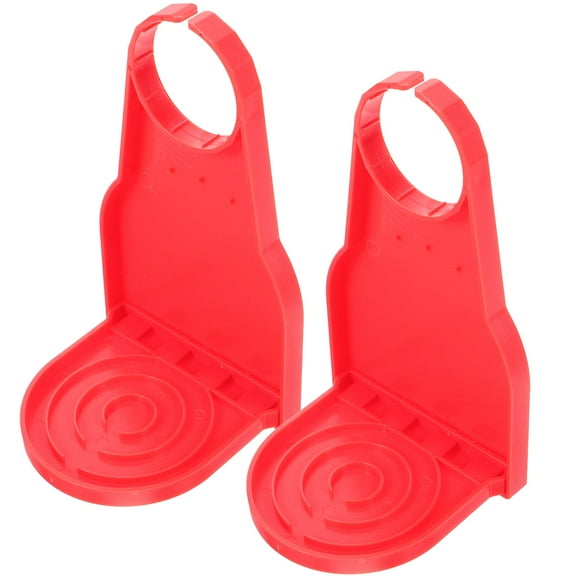 WHAMVOX  2 Pcs Laundry Holder Softener Liquid Dispenser Catch Tray Drip Red