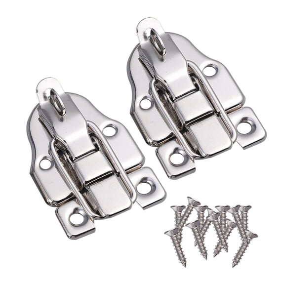 FESTFENDS Jewelry Box Latch Lock Iron 2Pcs 1.6x2.4in