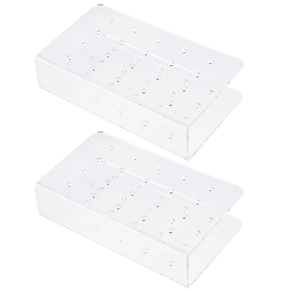 WHAMVOX  2 Pcs Lollipop Display Stand Clear Candy Holders Baby Transparent