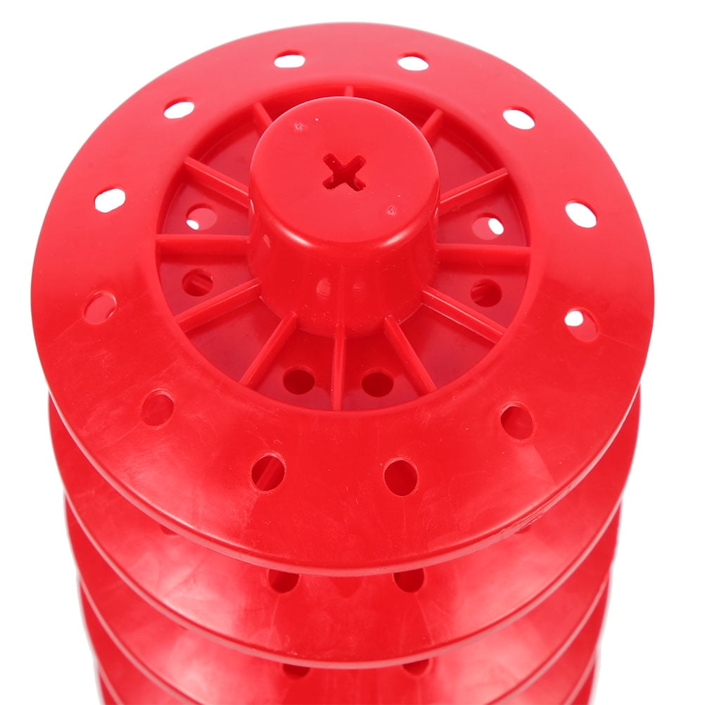 WHAMVOX 2 Pcs Lollipop Stand Desktop Holder Stands Display Shelf Red ...