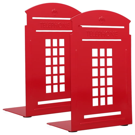 KHBUAB Telephone Booth Key Iron Decorative For Book Lovers Office Decor 2Pcs