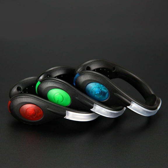 WHAMVOX 2 Pcs Mini LED Bright Safety Light USB Rechagable Light Multifuntional Clip On Strobe Running Lights for Bikes Walking (Blue)