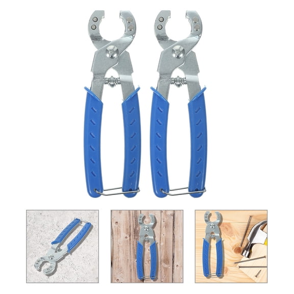 WHAMVOX 2 Pcs Mounting Pliers Chicken Cage Tool Poultry Fasten