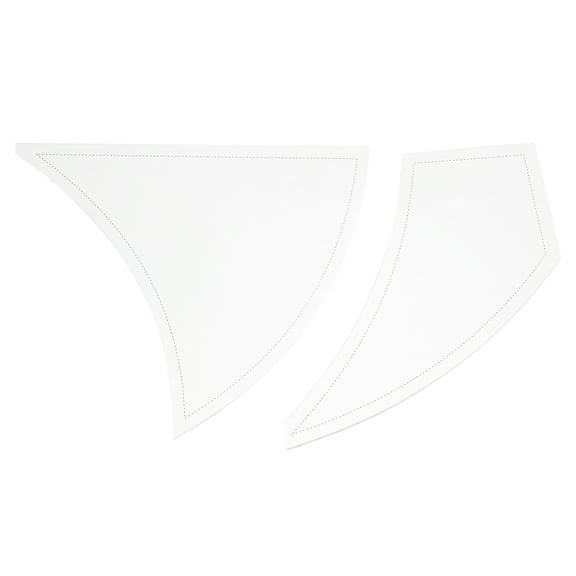 ROMANSENTIAL 2Pcs Durable Acrylic Quilting Tools Multi Use Pinwheel Shape Templates for DIY Patchwork