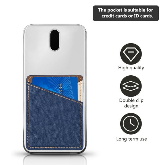 WHAMVOX 2 Pcs Phone Case Holder Back Wallet Suitable for Most Phones