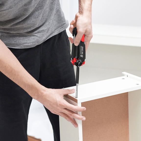 WHAMVOX 2 Pcs Pocket Screw Driver Handy Tools Electric Screwdriver Kit