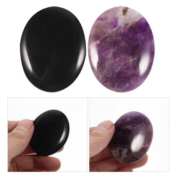 SEWCHICS Office Crystal Stone Crystal Stone Adornment Crystal Stone 2Pcs