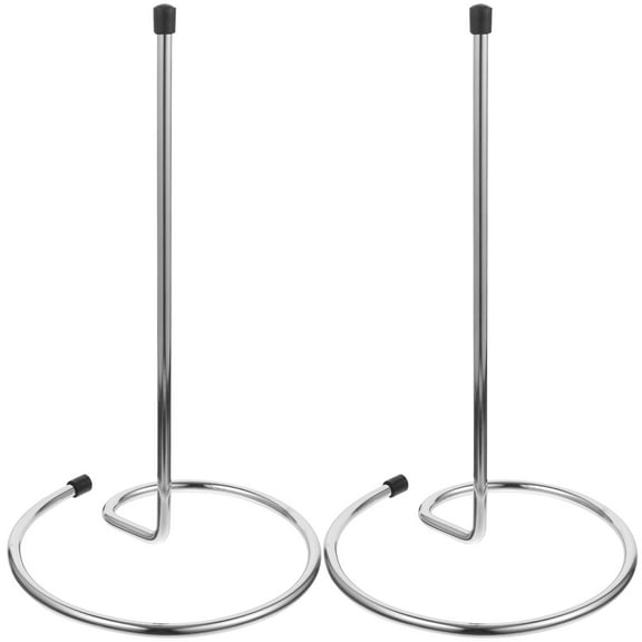 WHAMVOX 2 Pcs Rack Red Wine Decanter Carafe Drying Stand Bottle Holder