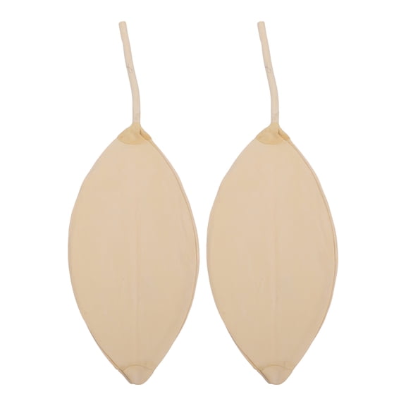 SEWCHICS Rubber Gas Sampling Bladder Beige For Laboratory Work 2Pcs 18.1X7.9X7.9in