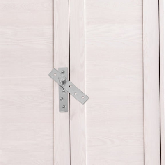 ROMANSENTIAL Invisible Door Pivot Hinges Stainless Steel Silver 2Pcs