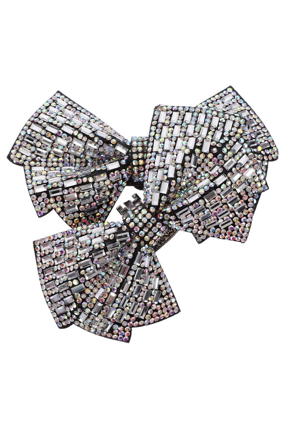 WHAMVOX 2 Pcs Rhinestones Shoes Accessory for Sneakers Charm Bow Flower