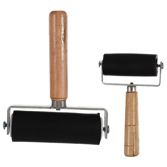 WHAMVOX  2 Pcs Rollers Brush Tool Rechargeable Paint Automatic Printmaking Painting
