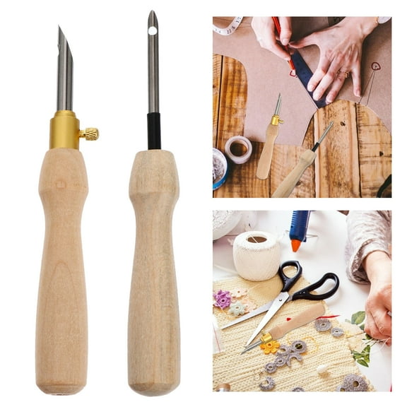 Luxshiny Embroidery Equipment Embroidery Kit Beige 2Pcs 4.32X0.51X0.51in