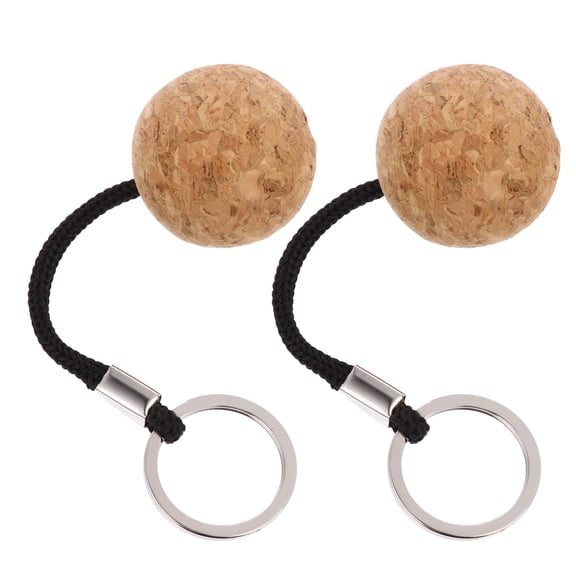 WHAMVOX 2-Pack Softball Cork Float Key for Boats, Rubber Accessories for Water Sports and Marine Use