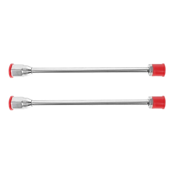 YSNOOWE Airless Paint Sprayer Extension Rod Aluminum Alloy Silver For Airless Paint Sprayer 2Pcs