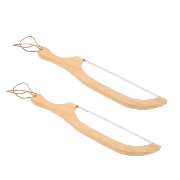 WHAMVOX  2 Pcs Stainless Steel Cake Cutter Slicing Bread Bake Baking