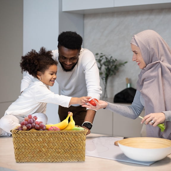 WHAMVOX 2 Pcs Storage Basket Woven Box Small Gadget Holder