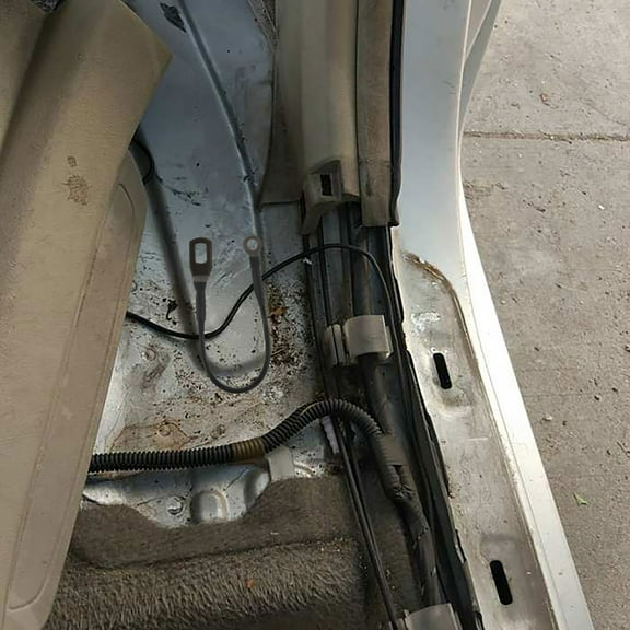 WHAMVOX 2 Pcs Tailgate Cable Replacement Door Latches Hardware Black