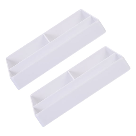 WHAMVOX 2Pcs White Tea Bag Case with Sturdy Structure Smooth Edges for Safe Daily Use