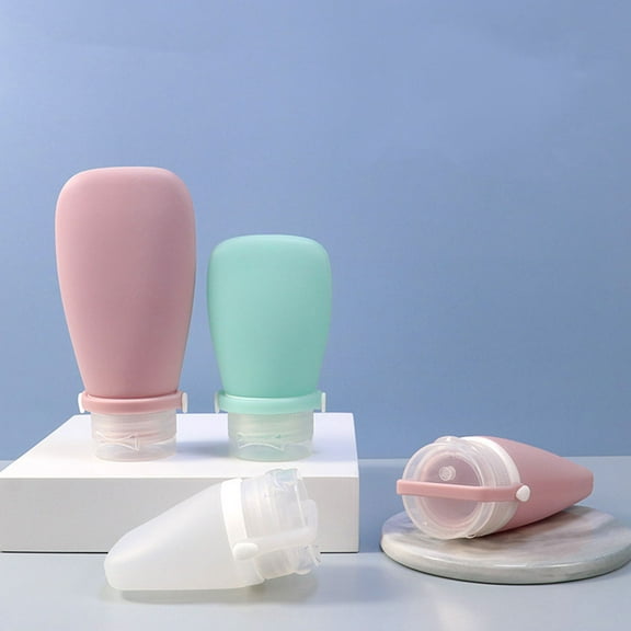 WHAMVOX  2 Pcs Travel Bottles Lotion Sunscreen Cream Container Miss Women's