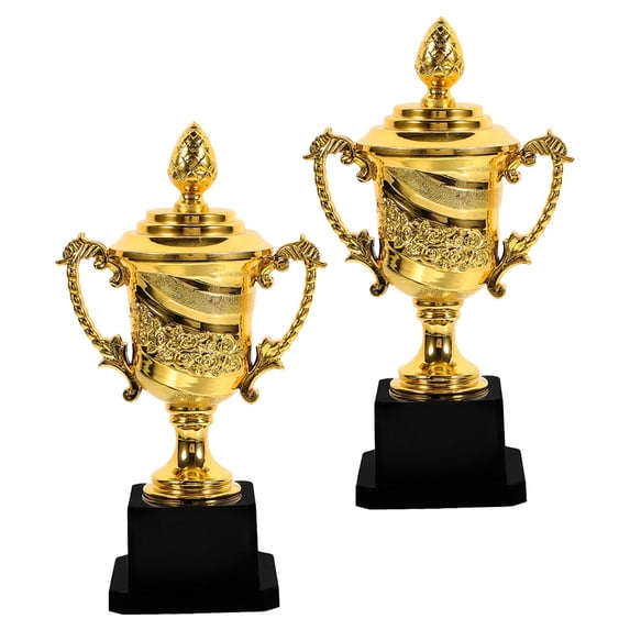 WHAMVOX 2 Pcs Trophies Trophy Child 18.00X10.00X6.50CM Golden